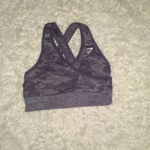 Gymshark Intimates & Sleepwear Gymshark Purple Camo Seamless Sports
